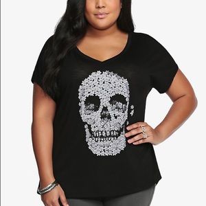 Torrid skull shirt